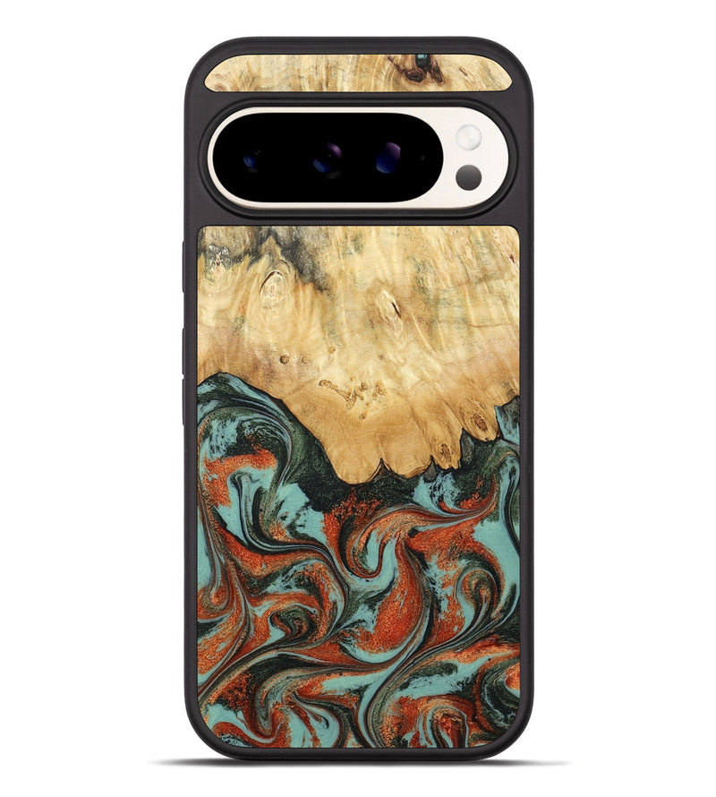 Pixel 10 Pro XL Wood Phone Case - Kaden (Green, 798983)