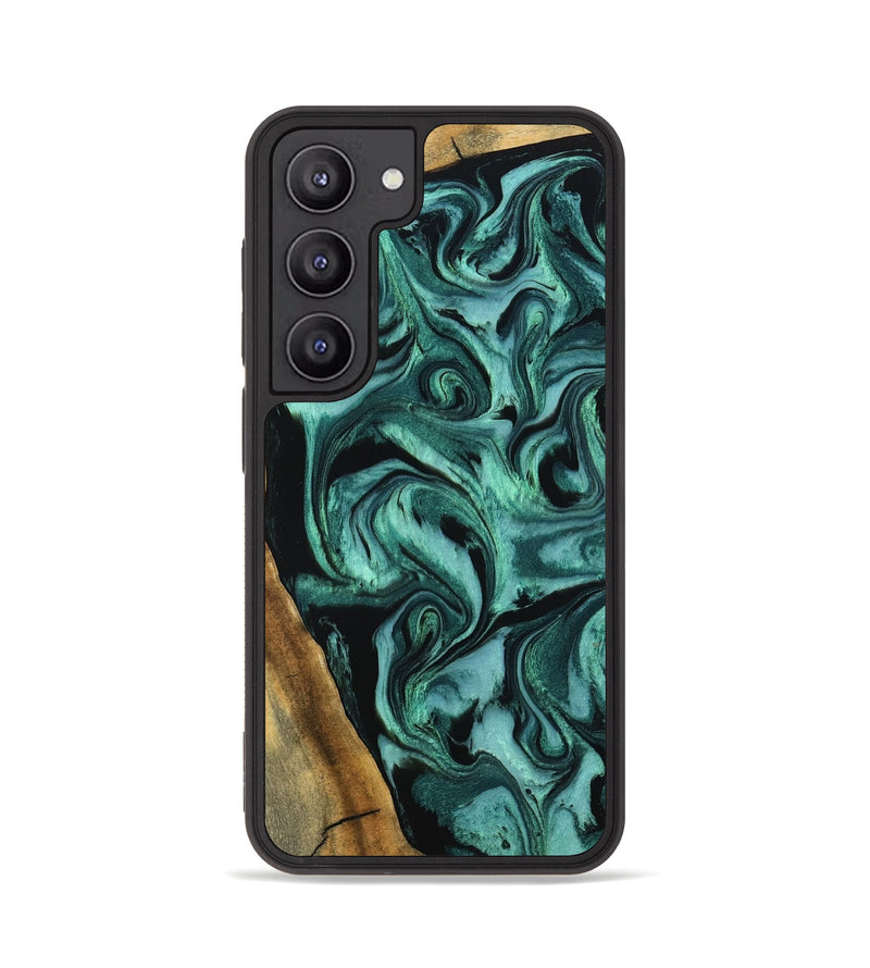 Galaxy S23 Wood Phone Case - Arthur (Green, 798985)