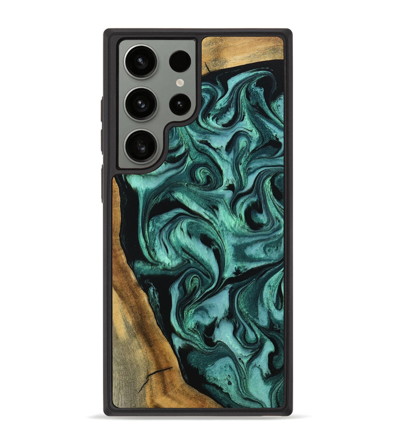 Galaxy S23 Ultra Wood Phone Case - Arthur (Green, 798985)