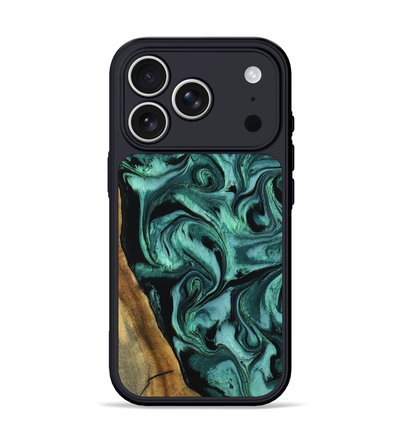iPhone 17 Pro Wood Phone Case - Arthur (Green, 798985)