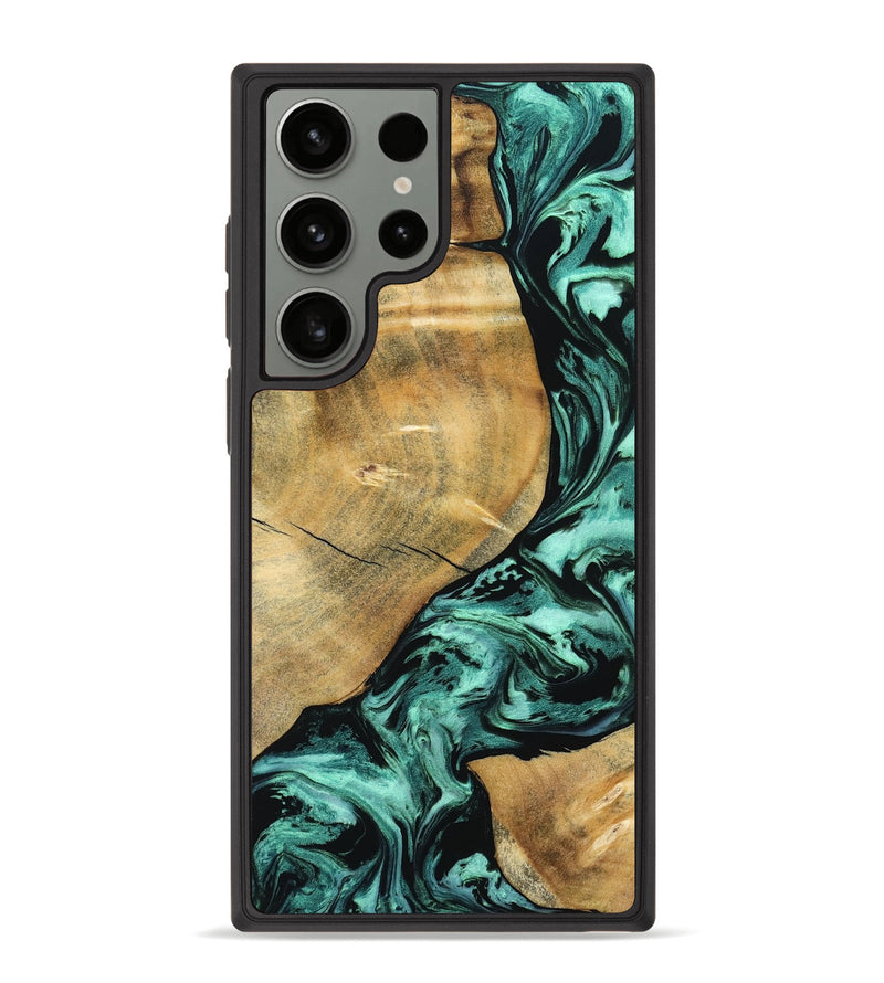 Galaxy S23 Ultra Wood Phone Case - Gayle (Green, 798986)