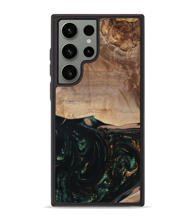 Galaxy S23 Ultra Wood Phone Case - Boyd (Green, 798987)