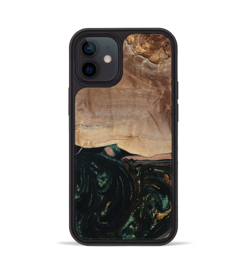 iPhone 12 Wood Phone Case - Boyd (Green, 798987)