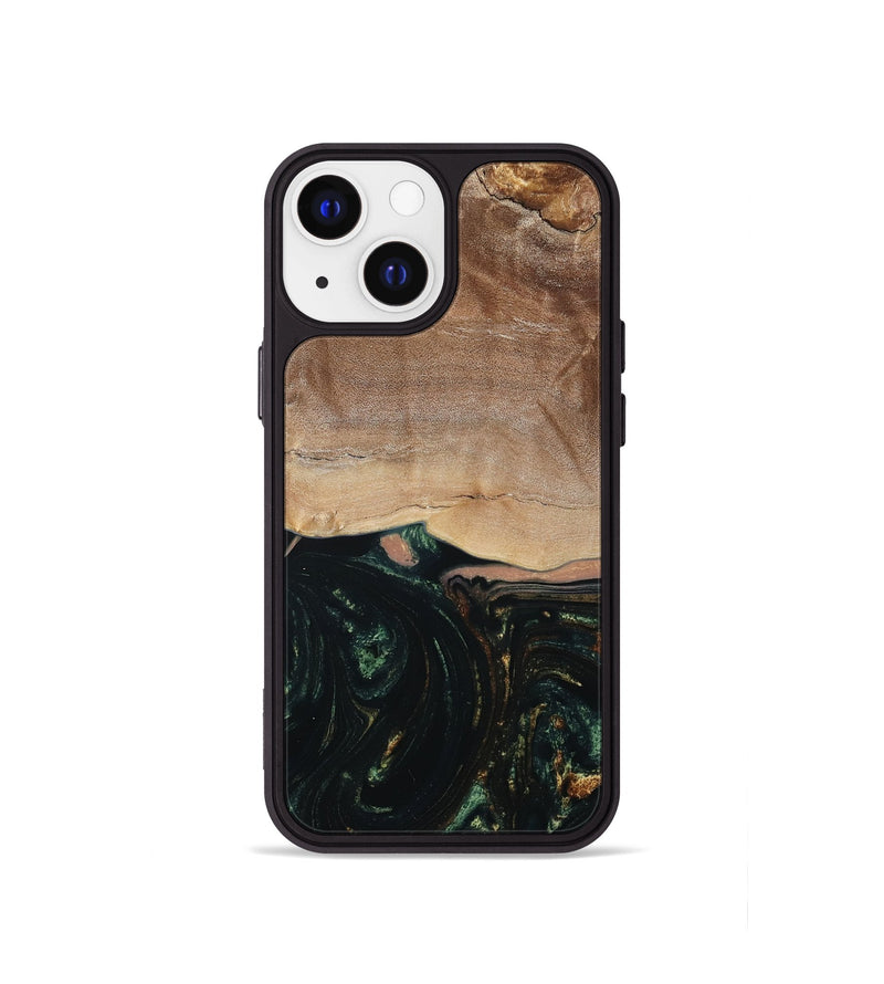 iPhone 13 mini Wood Phone Case - Boyd (Green, 798987)