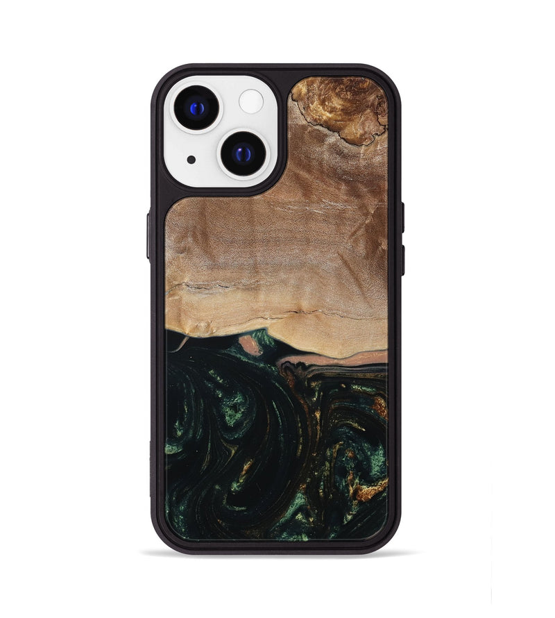 iPhone 13 Wood Phone Case - Boyd (Green, 798987)