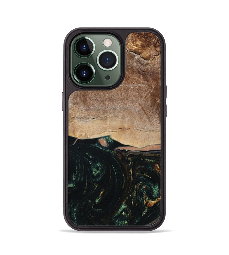 iPhone 13 Pro Wood Phone Case - Boyd (Green, 798987)