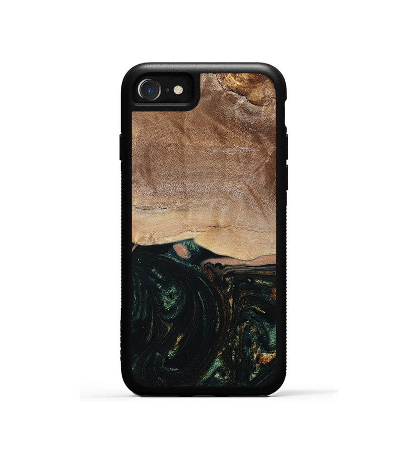 iPhone SE Wood Phone Case - Boyd (Green, 798987)