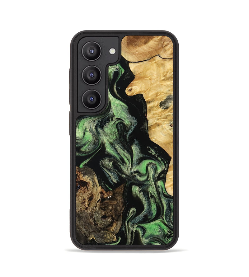 Galaxy S23 Wood Phone Case - Abigale (Green, 798988)