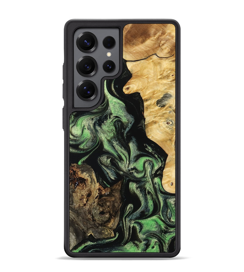 Galaxy S25 Ultra Wood Phone Case - Abigale (Green, 798988)