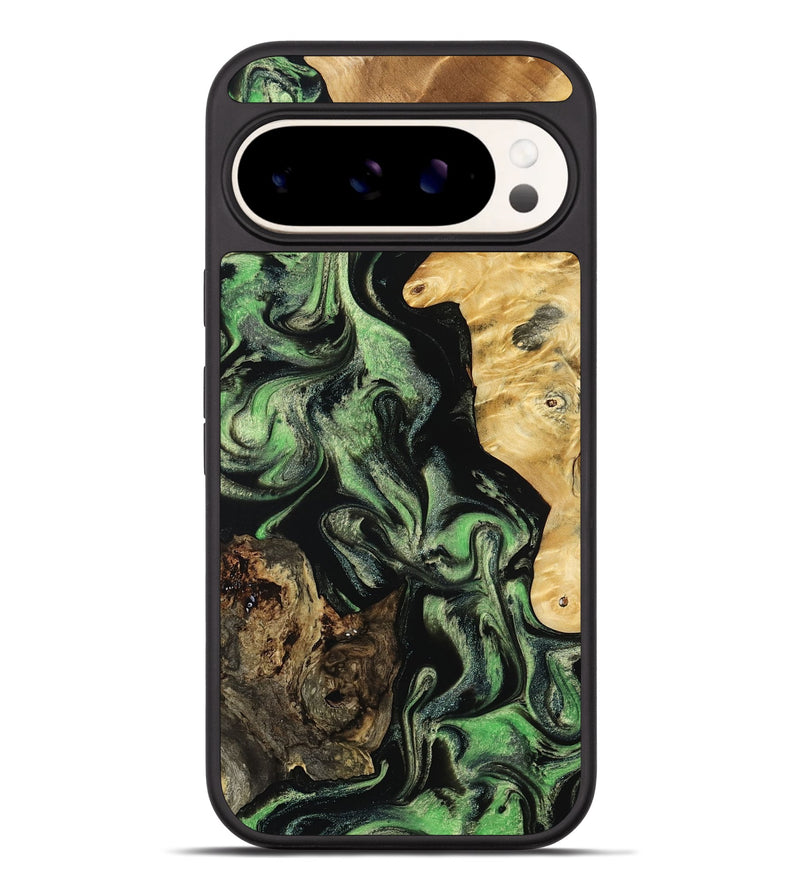 Pixel 9 Pro XL Wood Phone Case - Abigale (Green, 798988)