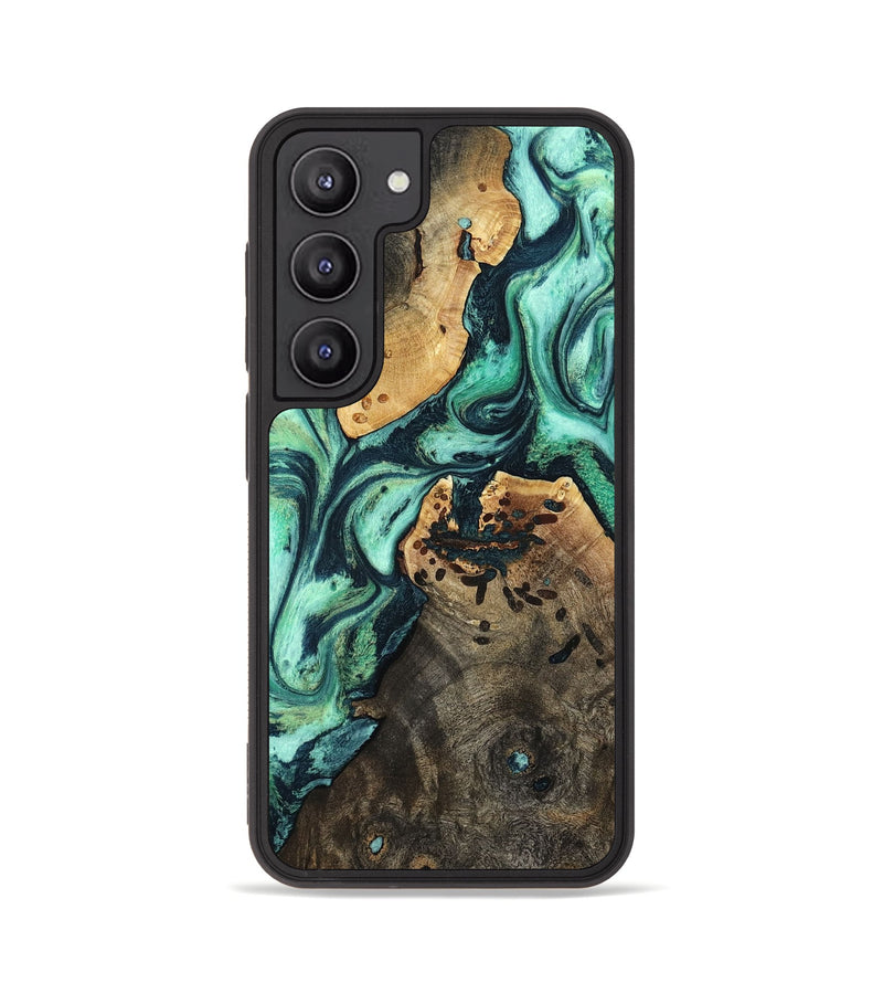 Galaxy S23 Wood Phone Case - Oleta (Green, 798989)