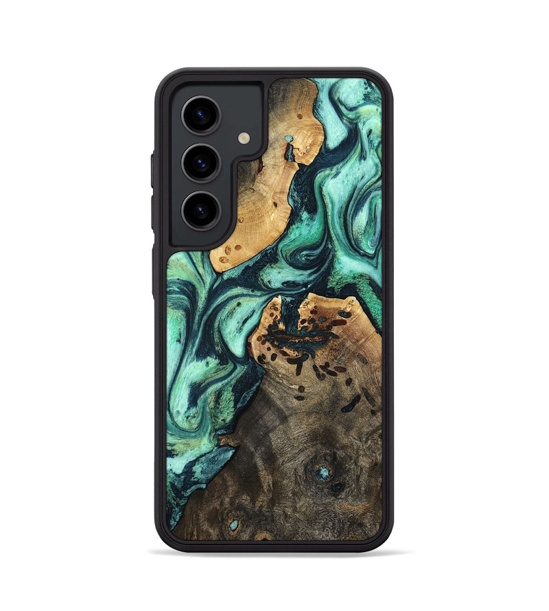 Galaxy S24 Wood Phone Case - Oleta (Green, 798989)