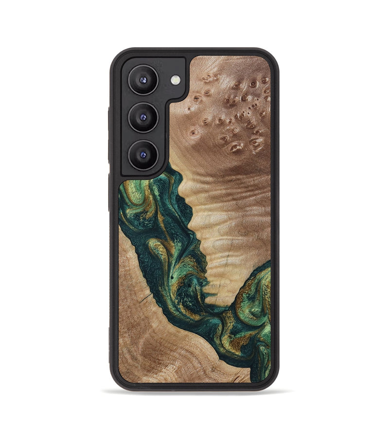 Galaxy S23 Wood Phone Case - Traci (Green, 798990)