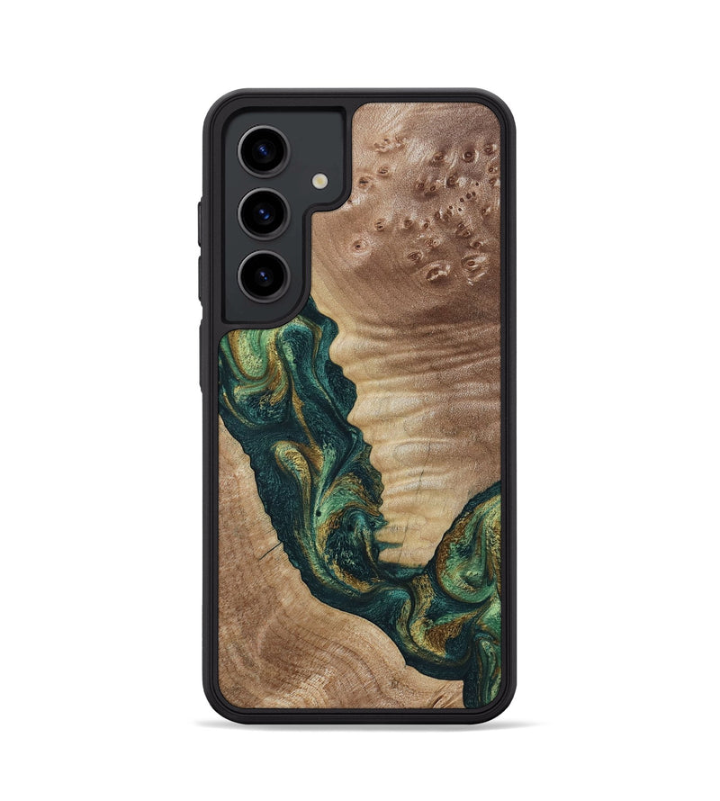 Galaxy S24 Wood Phone Case - Traci (Green, 798990)