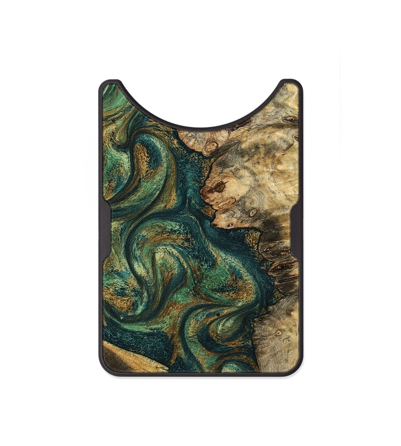 Alloy Wood Wallet - Dannie (Green, 798992)