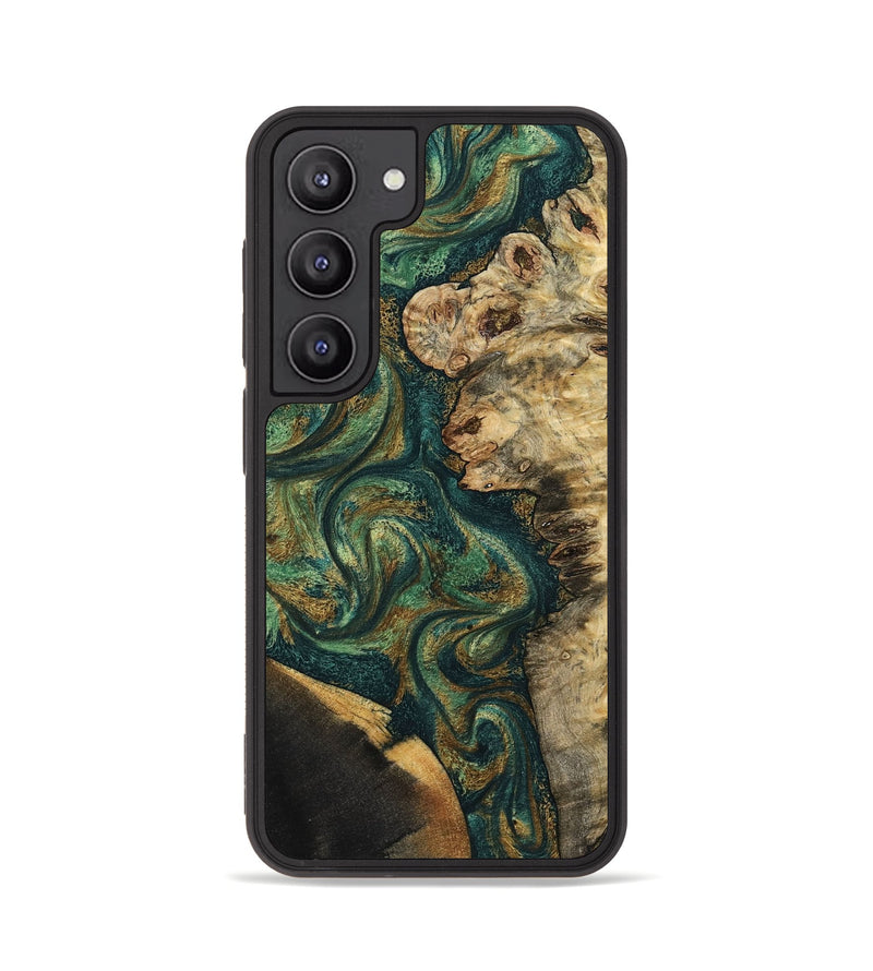 Galaxy S23 Wood Phone Case - Dannie (Green, 798992)