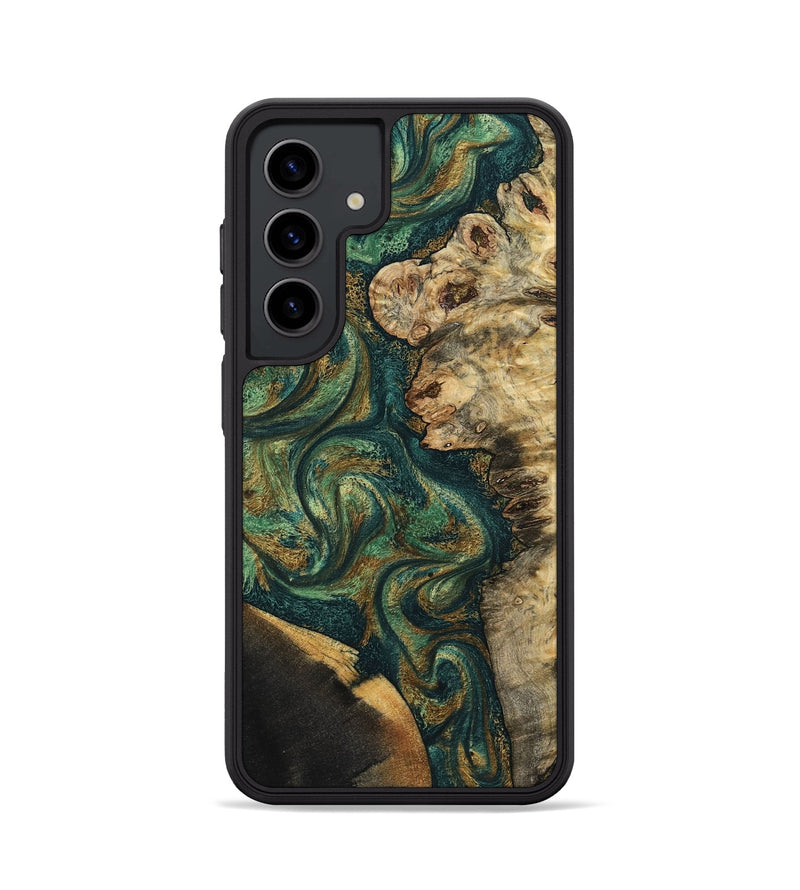 Galaxy S24 Wood Phone Case - Dannie (Green, 798992)