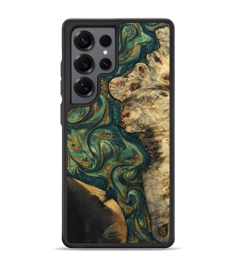 Galaxy S25 Ultra Wood Phone Case - Dannie (Green, 798992)