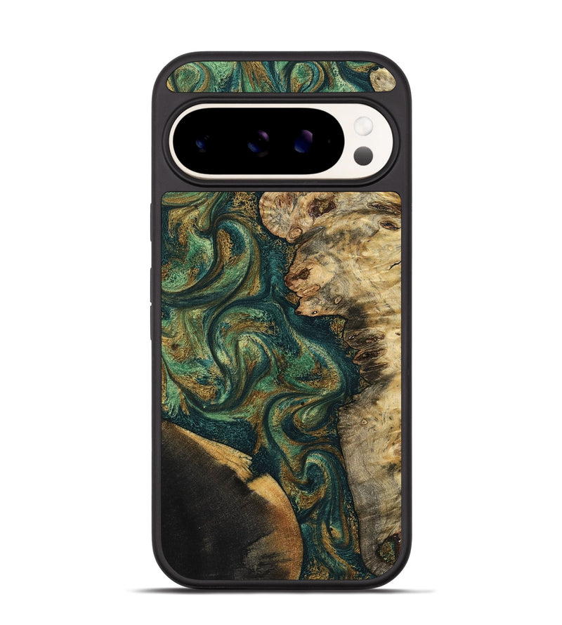 Pixel 9 Wood Phone Case - Dannie (Green, 798992)