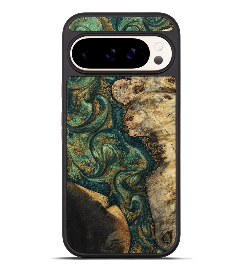 Pixel 9 Pro XL Wood Phone Case - Dannie (Green, 798992)