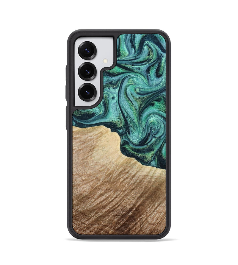 Galaxy S25 Wood Phone Case - Paige (Green, 798993)