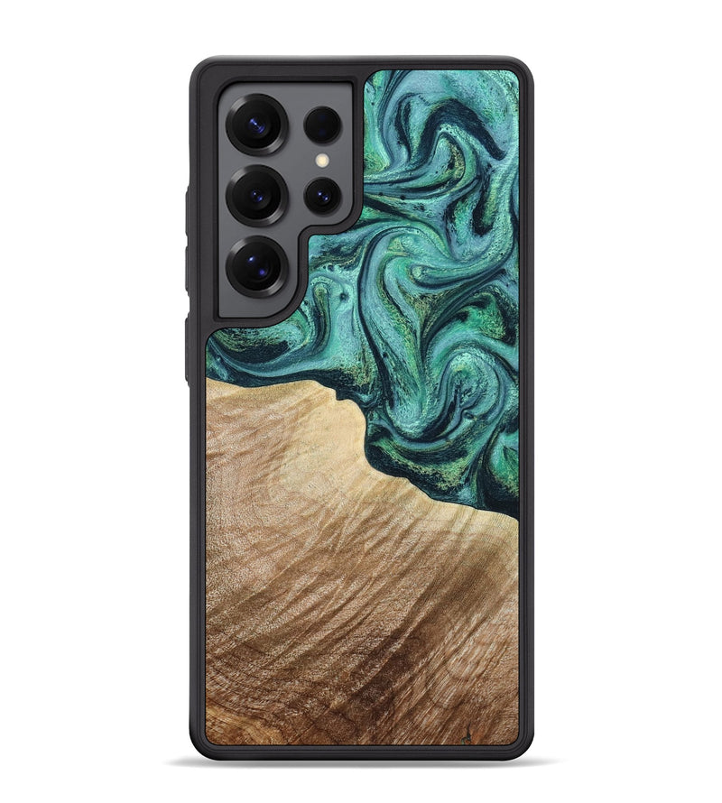 Galaxy S25 Ultra Wood Phone Case - Paige (Green, 798993)