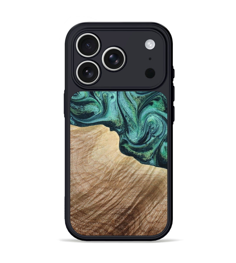 iPhone 17 Pro Wood Phone Case - Paige (Green, 798993)