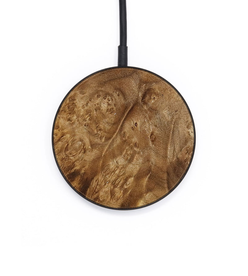Circle Wood Wireless Charger - Nancy (Green, 798994)