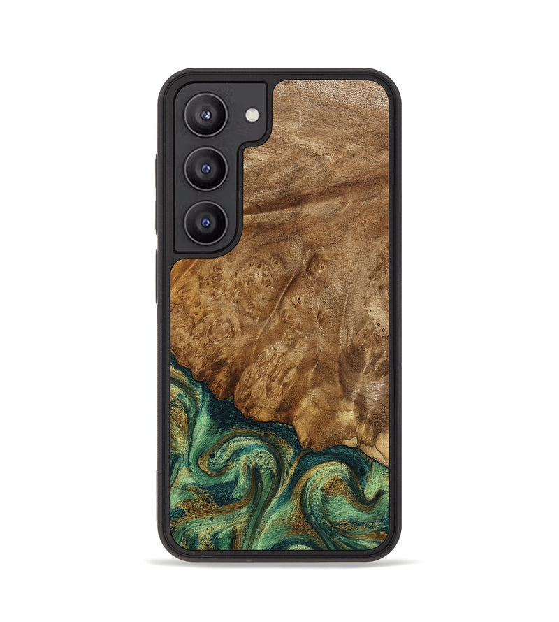 Galaxy S23 Wood Phone Case - Nancy (Green, 798994)