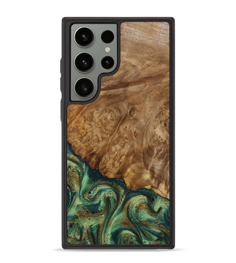 Galaxy S23 Ultra Wood Phone Case - Nancy (Green, 798994)