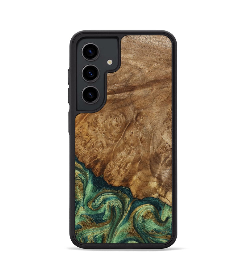 Galaxy S24 Wood Phone Case - Nancy (Green, 798994)