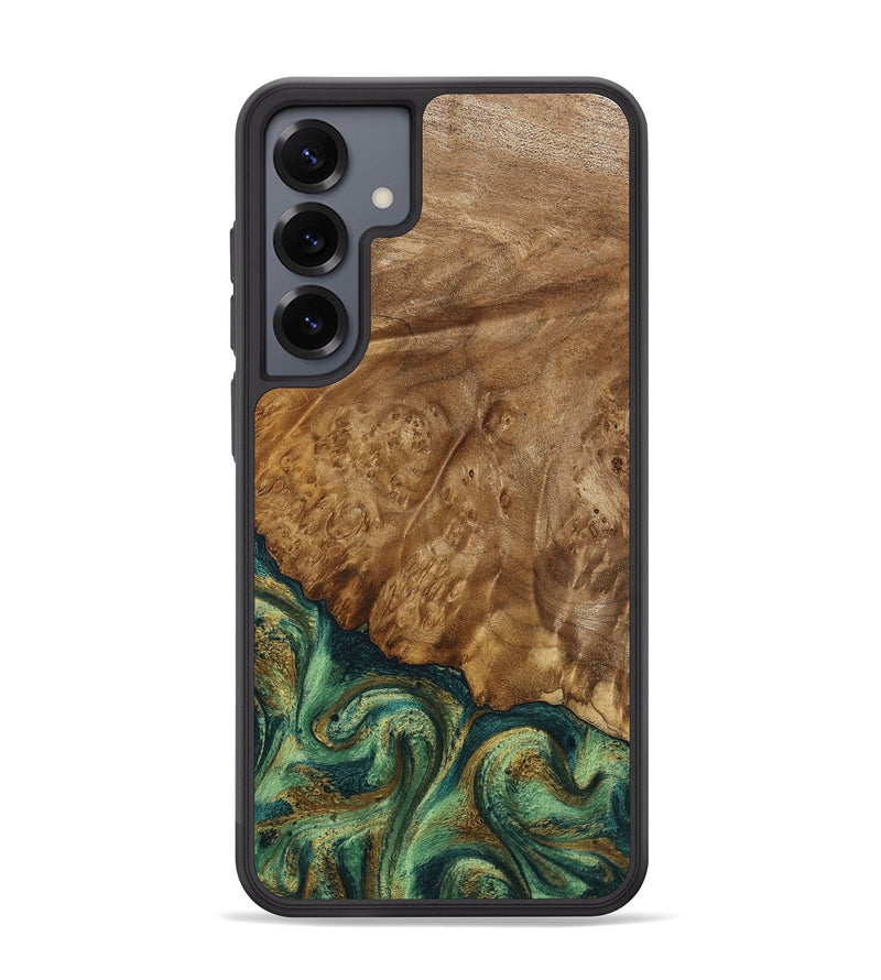 Galaxy S25 Plus Wood Phone Case - Nancy (Green, 798994)