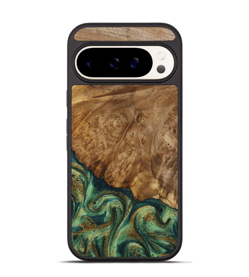 Pixel 9 Pro Wood Phone Case - Nancy (Green, 798994)