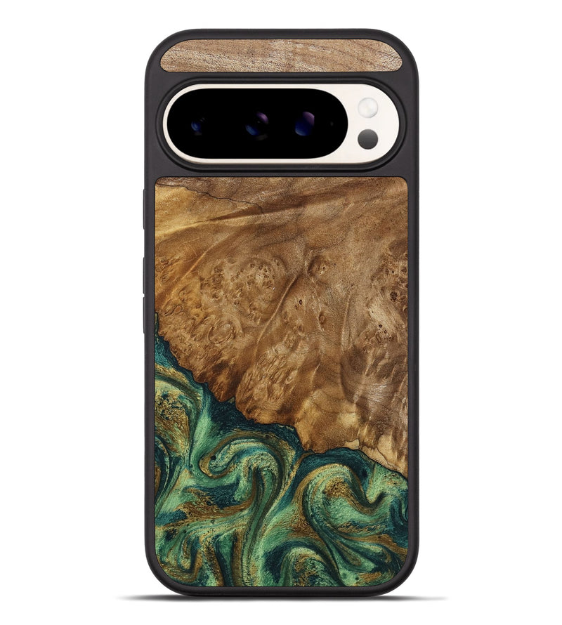 Pixel 9 Pro XL Wood Phone Case - Nancy (Green, 798994)