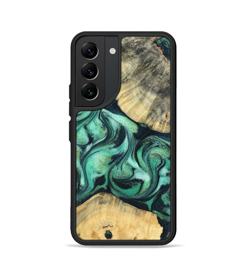 Galaxy S22 Wood Phone Case - Lennox (Green, 798995)