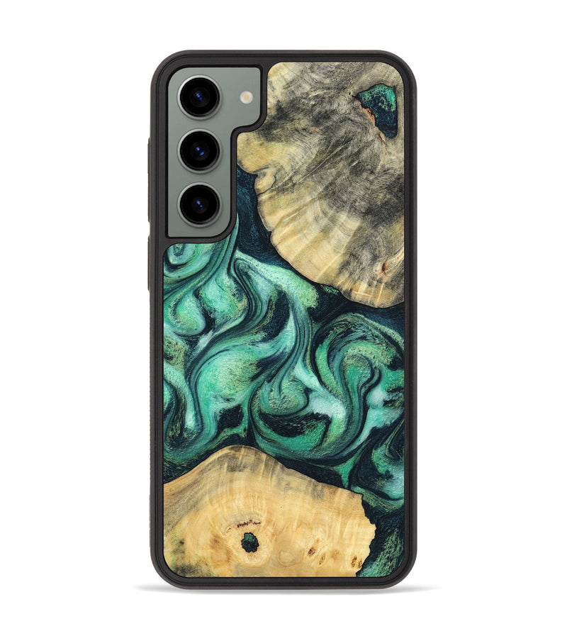Galaxy S23 Plus Wood Phone Case - Lennox (Green, 798995)