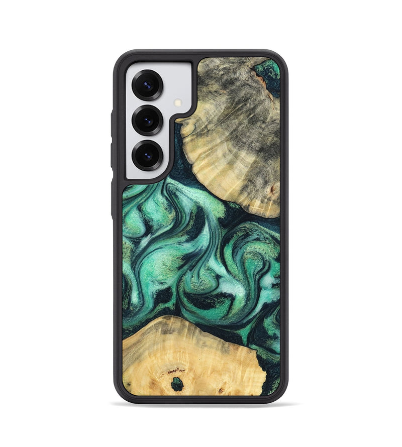 Galaxy S25 Wood Phone Case - Lennox (Green, 798995)