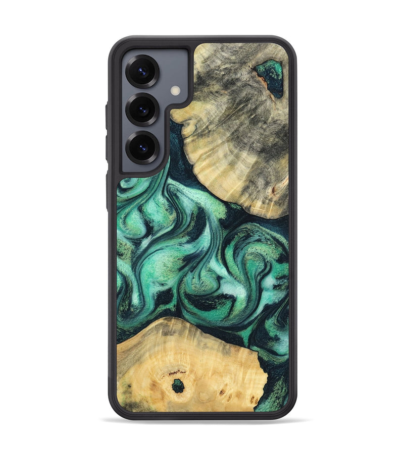 Galaxy S25 Plus Wood Phone Case - Lennox (Green, 798995)