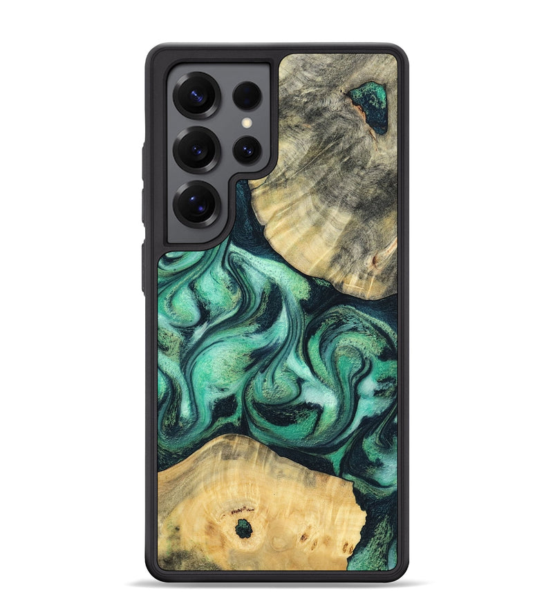 Galaxy S25 Ultra Wood Phone Case - Lennox (Green, 798995)