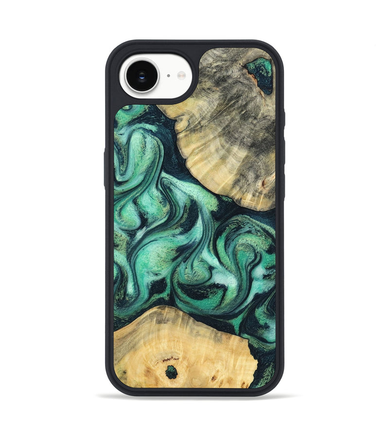 iPhone 16e Wood Phone Case - Lennox (Green, 798995)