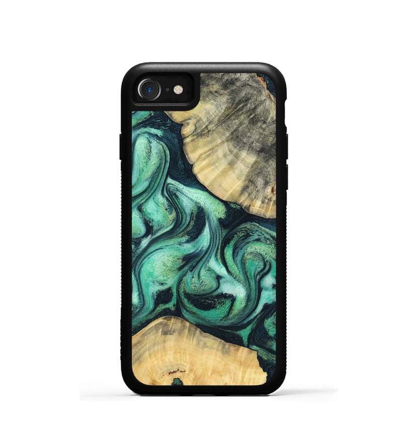 iPhone SE Wood Phone Case - Lennox (Green, 798995)