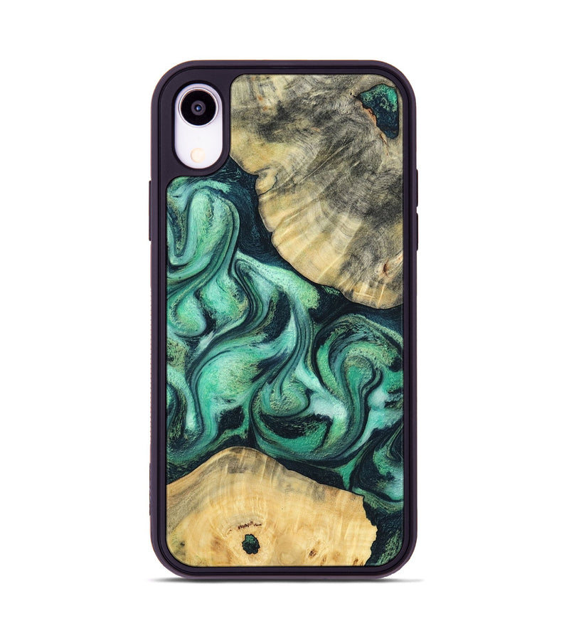 iPhone Xr Wood Phone Case - Lennox (Green, 798995)