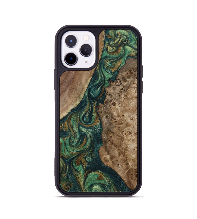 iPhone 11 Pro Wood Phone Case - Rio (Green, 798996)