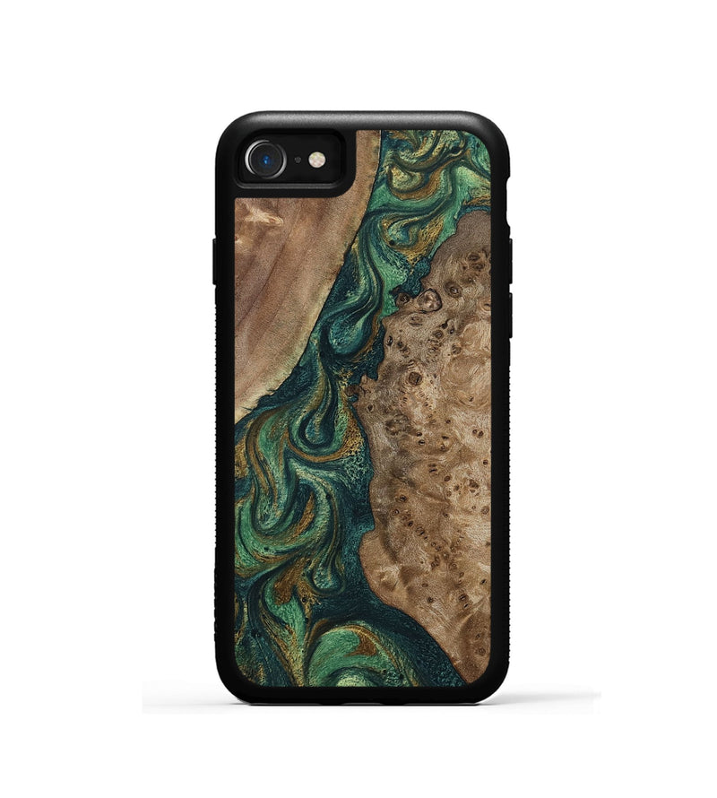 iPhone SE Wood Phone Case - Rio (Green, 798996)