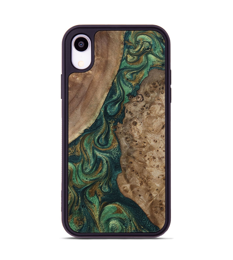 iPhone Xr Wood Phone Case - Rio (Green, 798996)