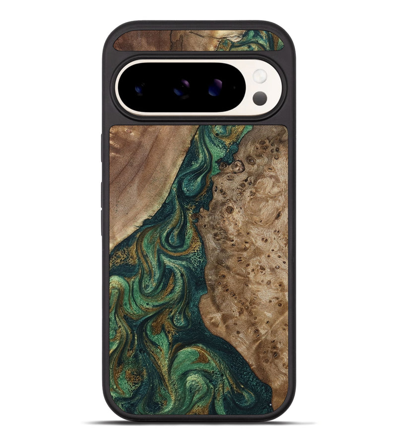 Pixel 10 Pro XL Wood Phone Case - Rio (Green, 798996)