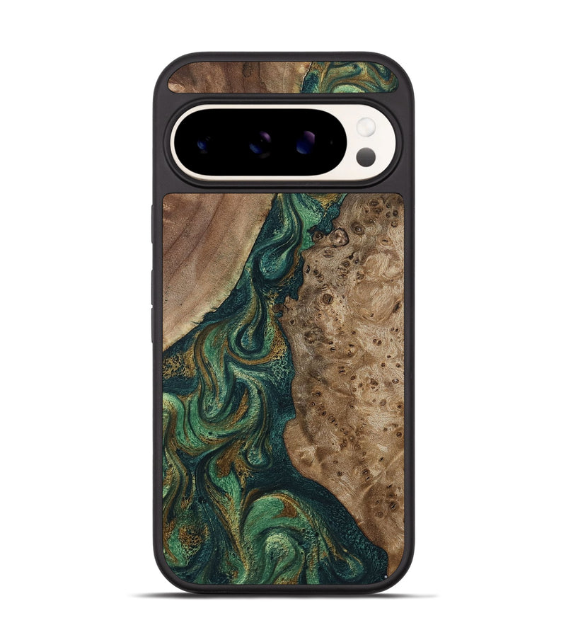 Pixel 9 Pro Wood Phone Case - Rio (Green, 798996)