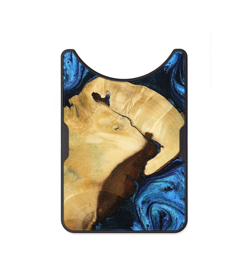 Alloy Wood Wallet - Leda (Blue, 799001)