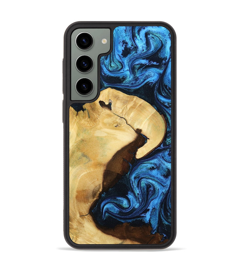 Galaxy S23 Plus Wood Phone Case - Leda (Blue, 799001)