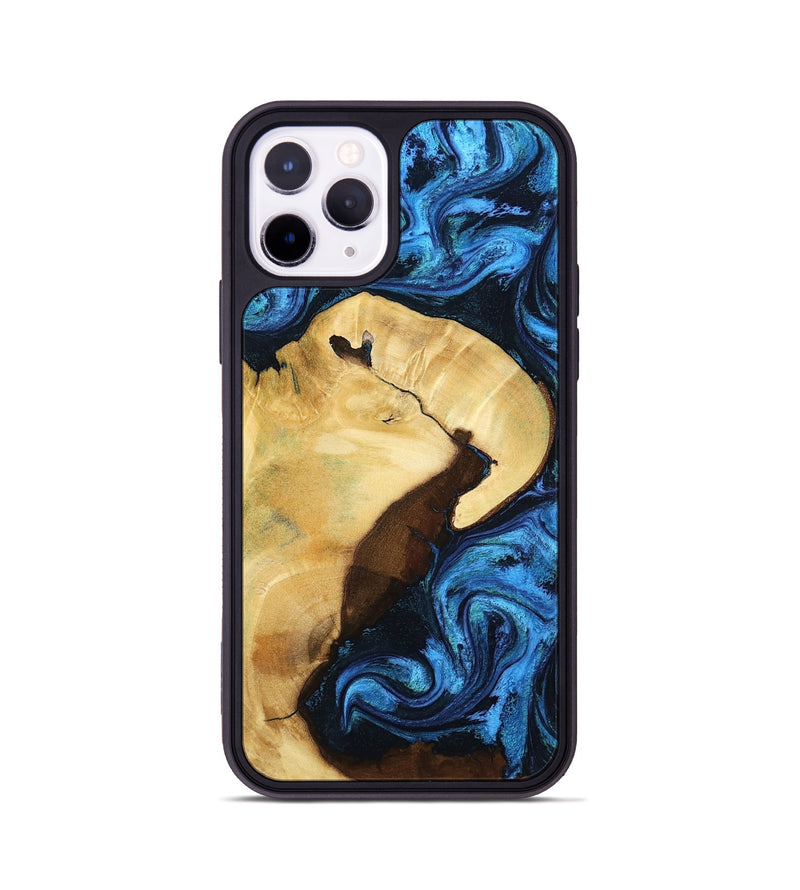 iPhone 11 Pro Wood Phone Case - Leda (Blue, 799001)